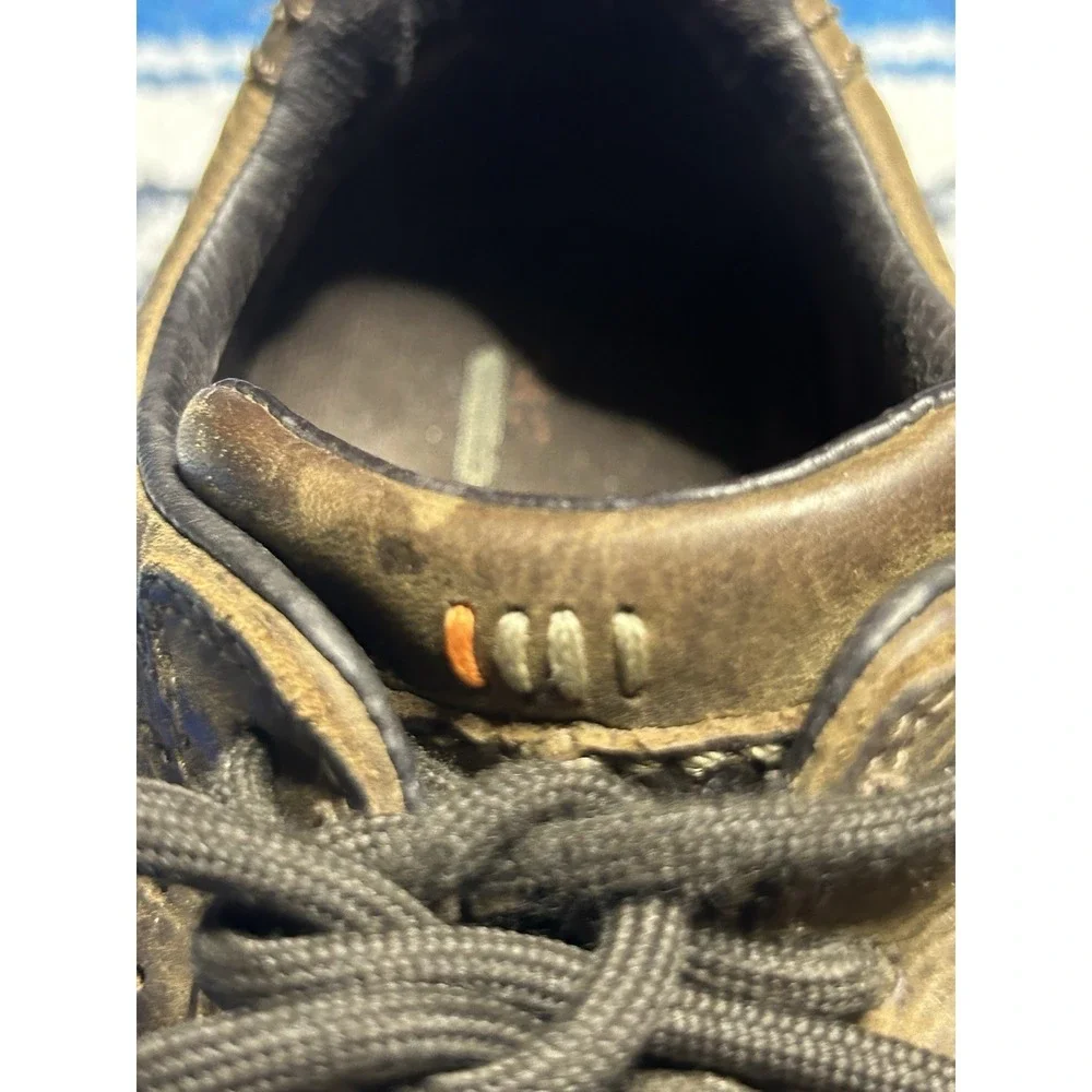 Merrell World Era Dark Earth Brown Leather Oxford Outdoor Lace Up Men's Size 11